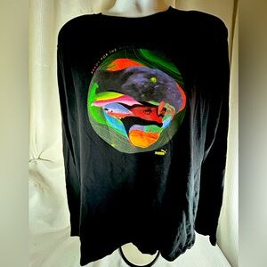 Rare Puma long sleeves t shirt with graphics men’s